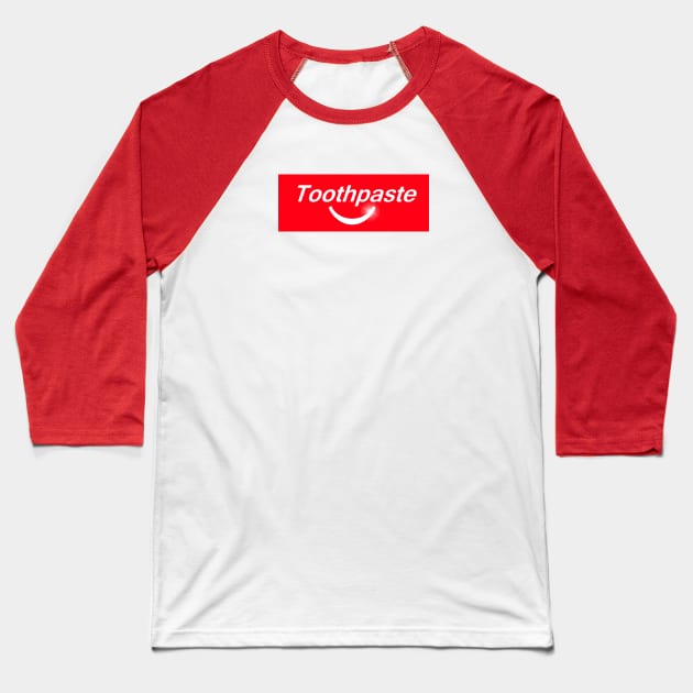 Toothpaste Baseball T-Shirt by Bubba C.